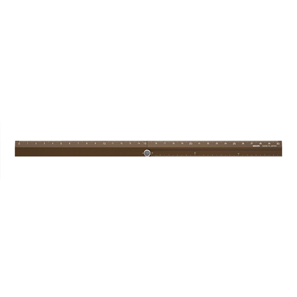 Aluminum Multiple Ruler 30cm Brown