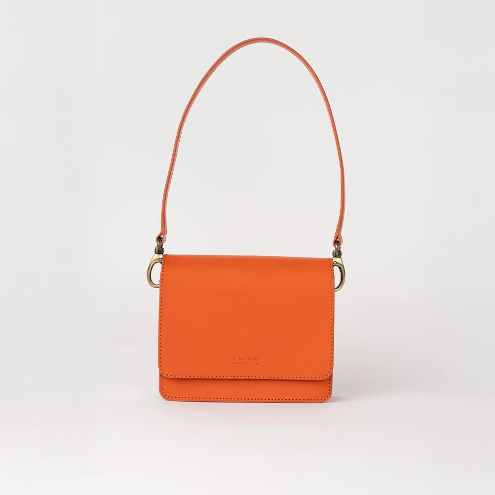 Audrey Mini Tangerine Classic Leather