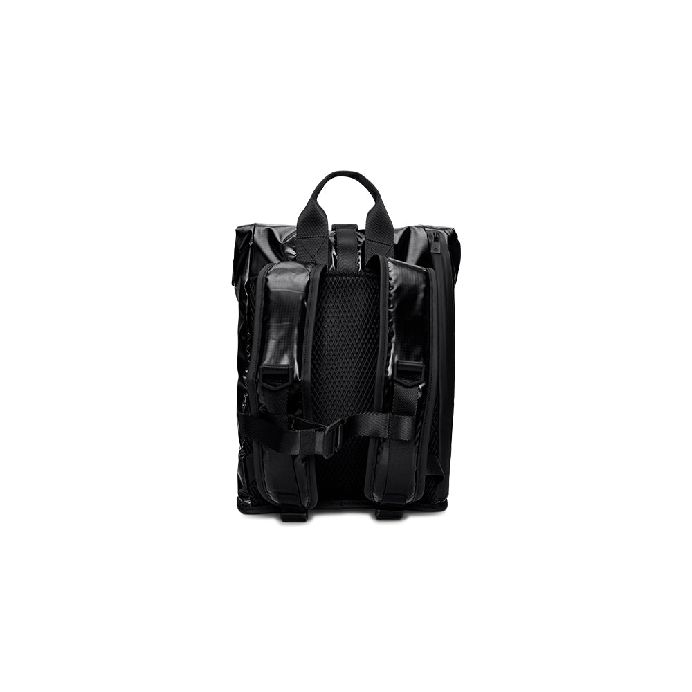 Sibu Rolltop Rucksack Mini Sac à Dos Noir