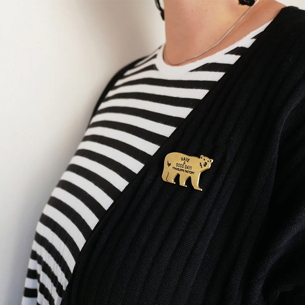 TF Oso Broche de Latón