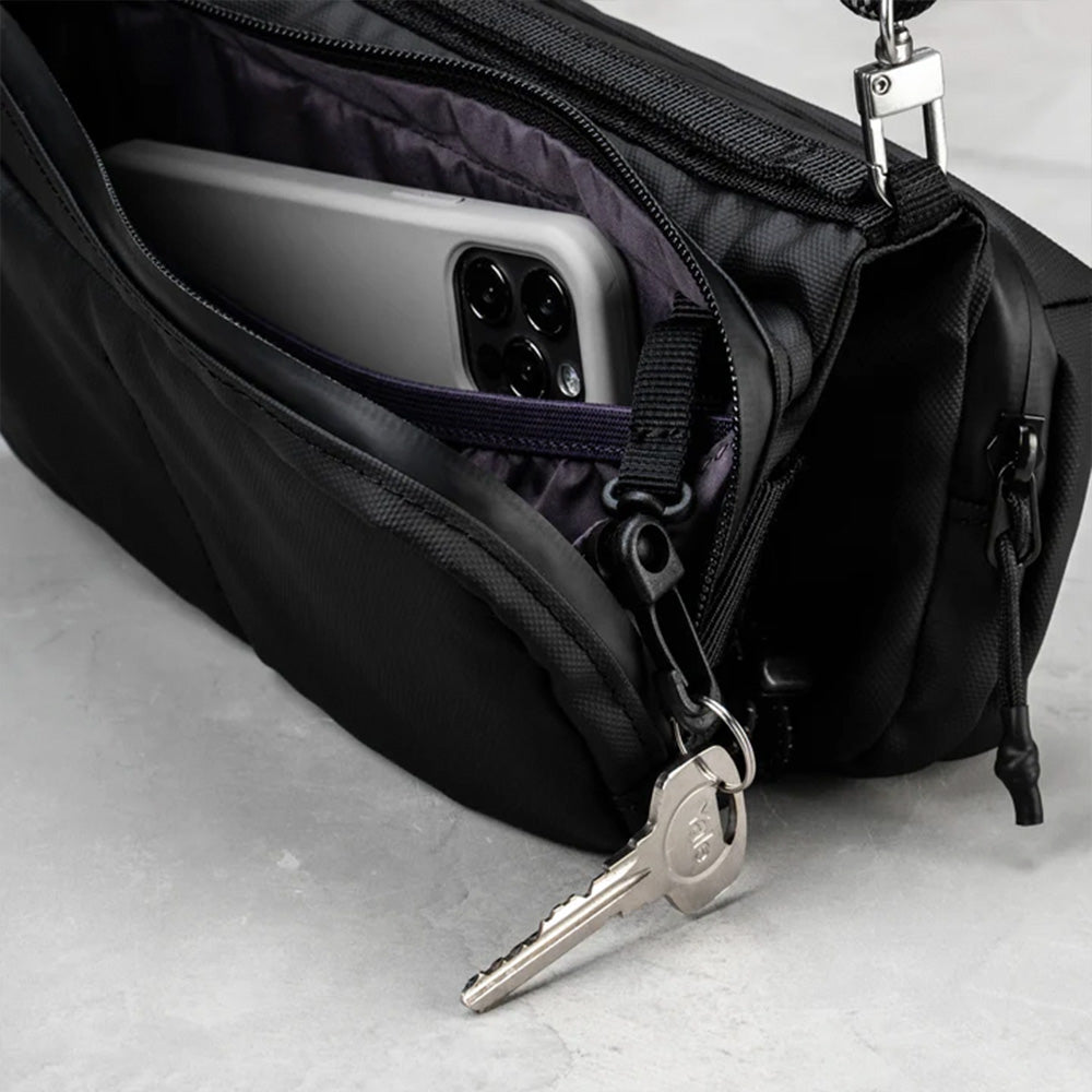 Bottle Sacoche Medium Burn Orange Silky Peach