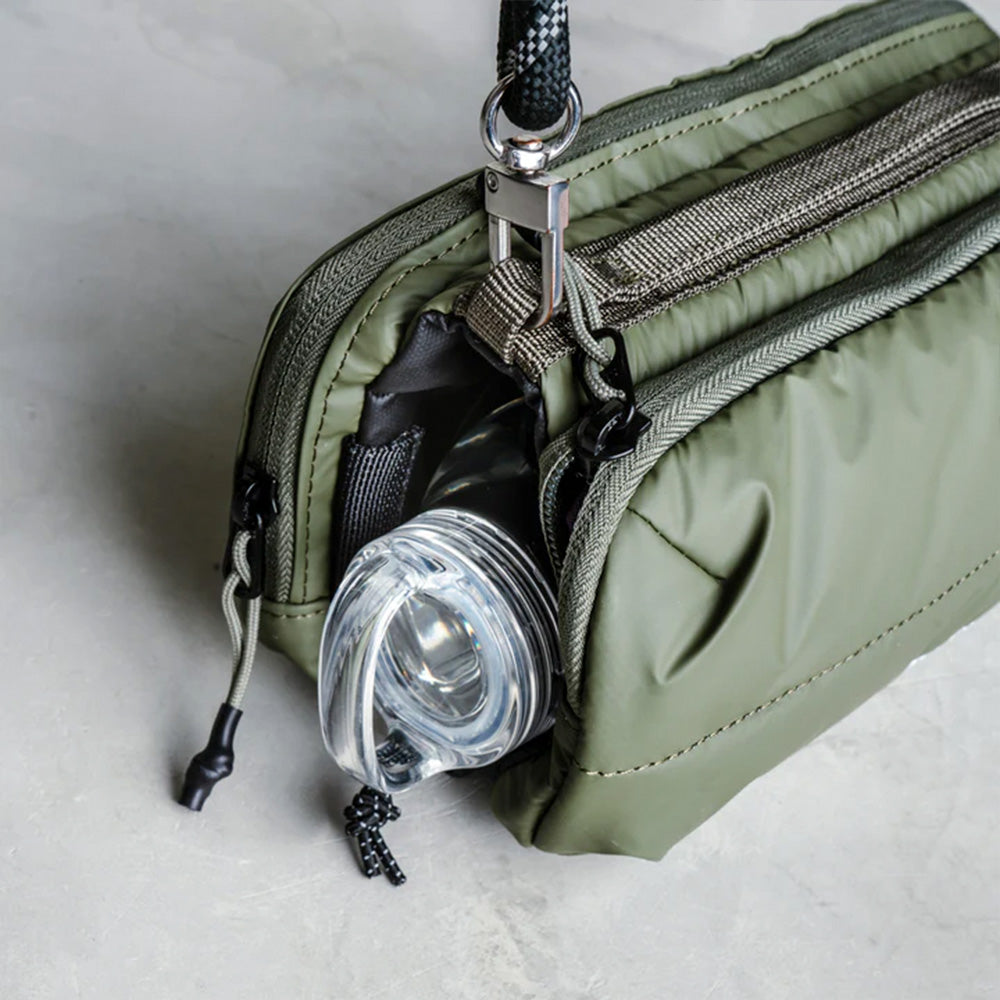 Bottle Sacoche Medium Burn Orange Silky Peach