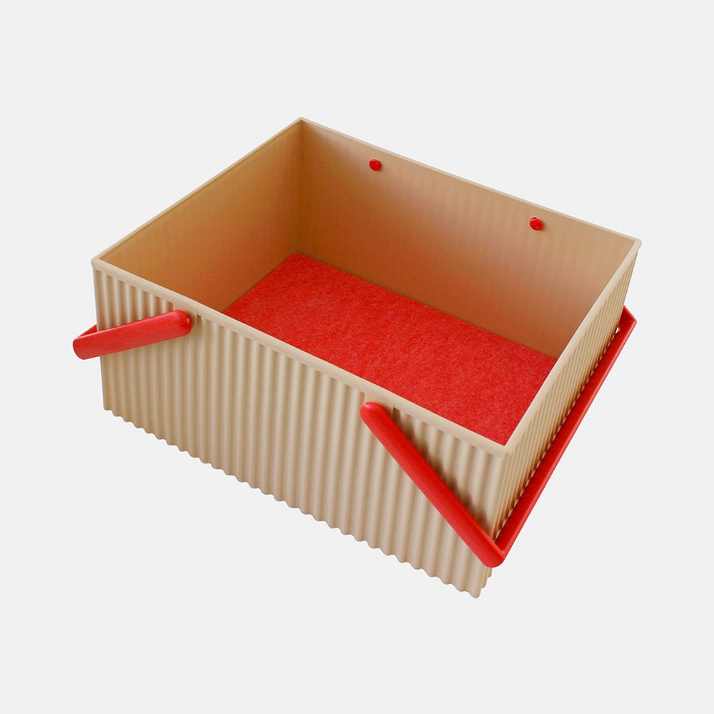 Storage Box Omnioffre Scandinavian L - Cafe Au Lait