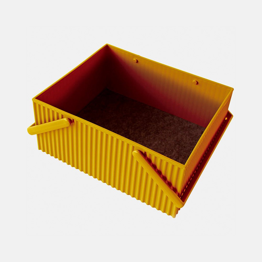 Storage Box Omnioffre L - Mustard