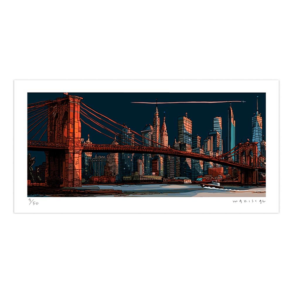 Le Pont de Brooklyn Tirage d'Art 80x40