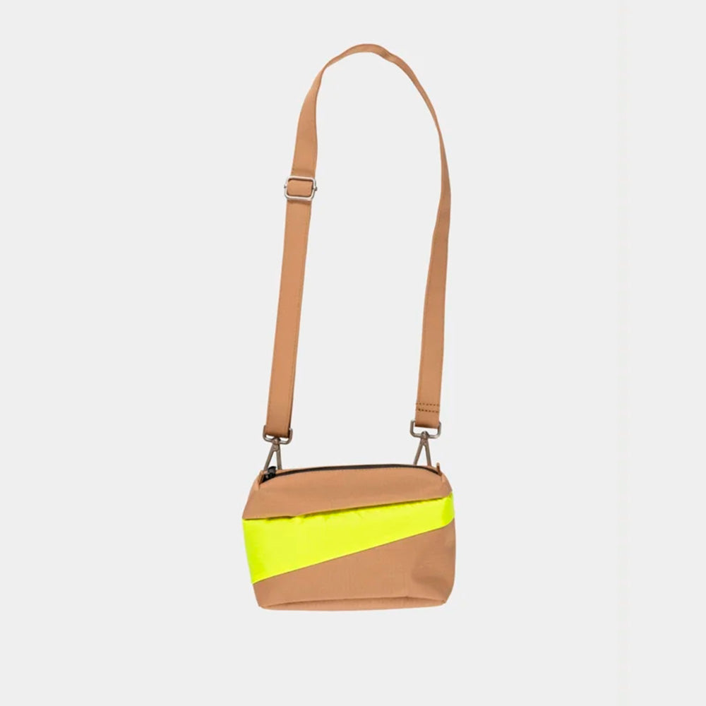 Bolso The New Bum Bag Camel & Amarillo Fluor Pequeño