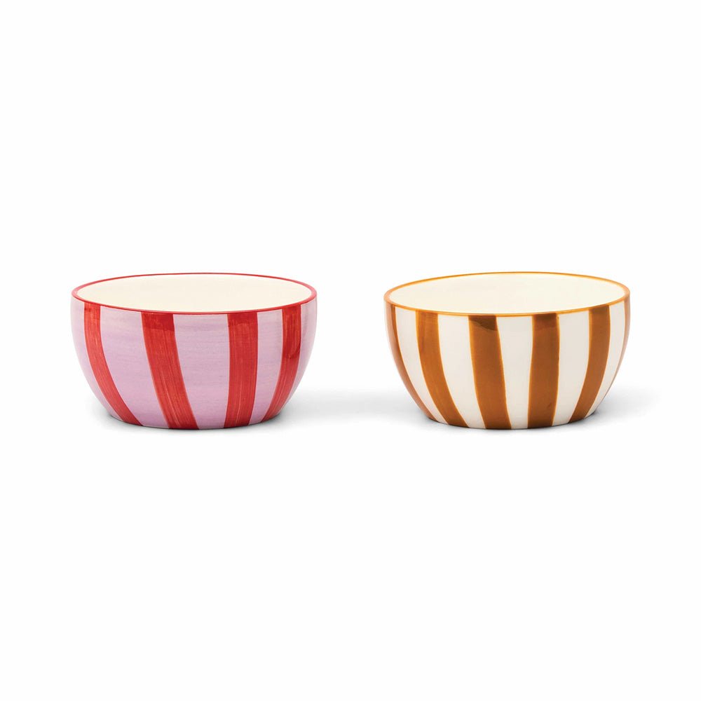 Bella Dipping Bowls - Ochre / Rust (set of 2)