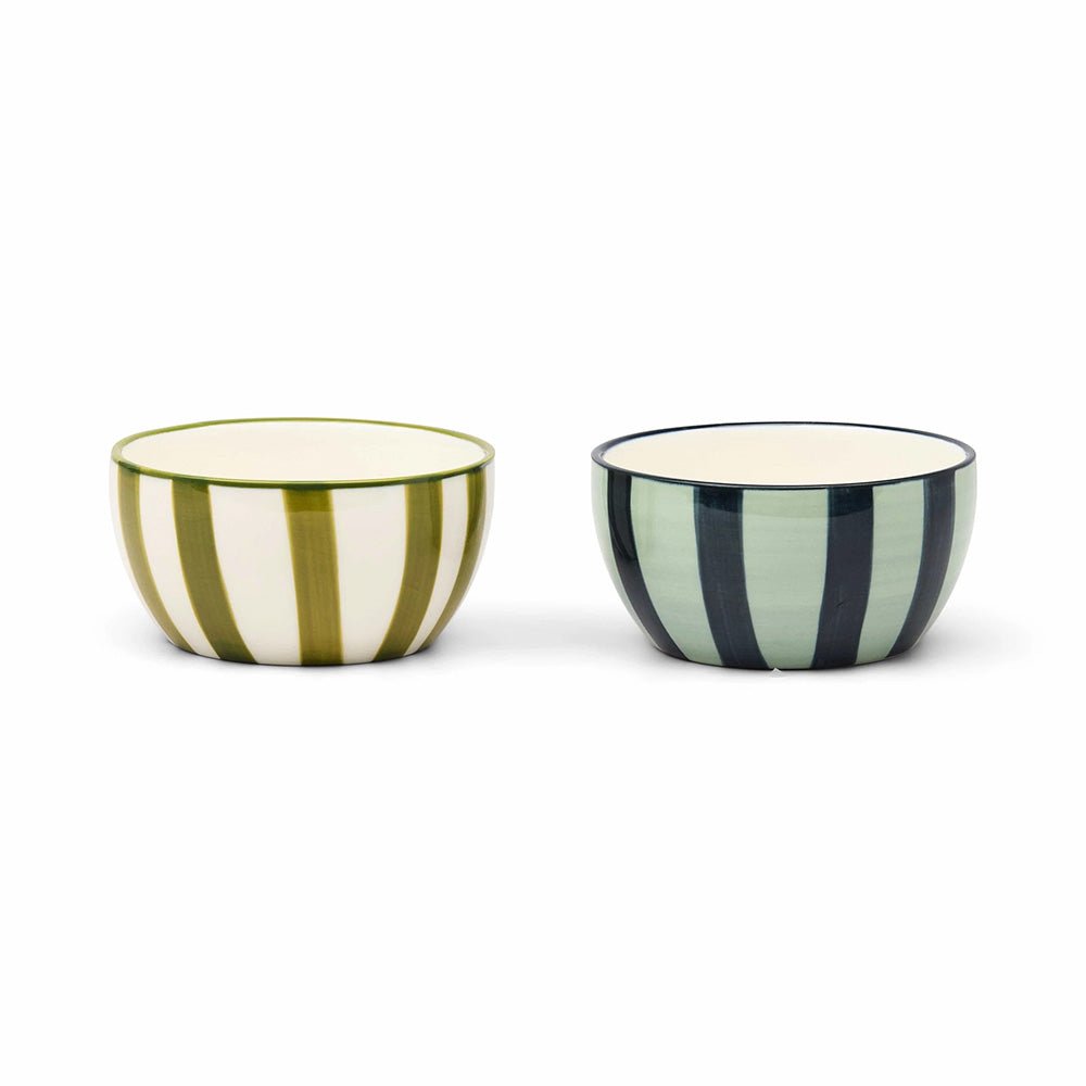 Bella Dipping Bowls - Olive / Blue (set of 2)