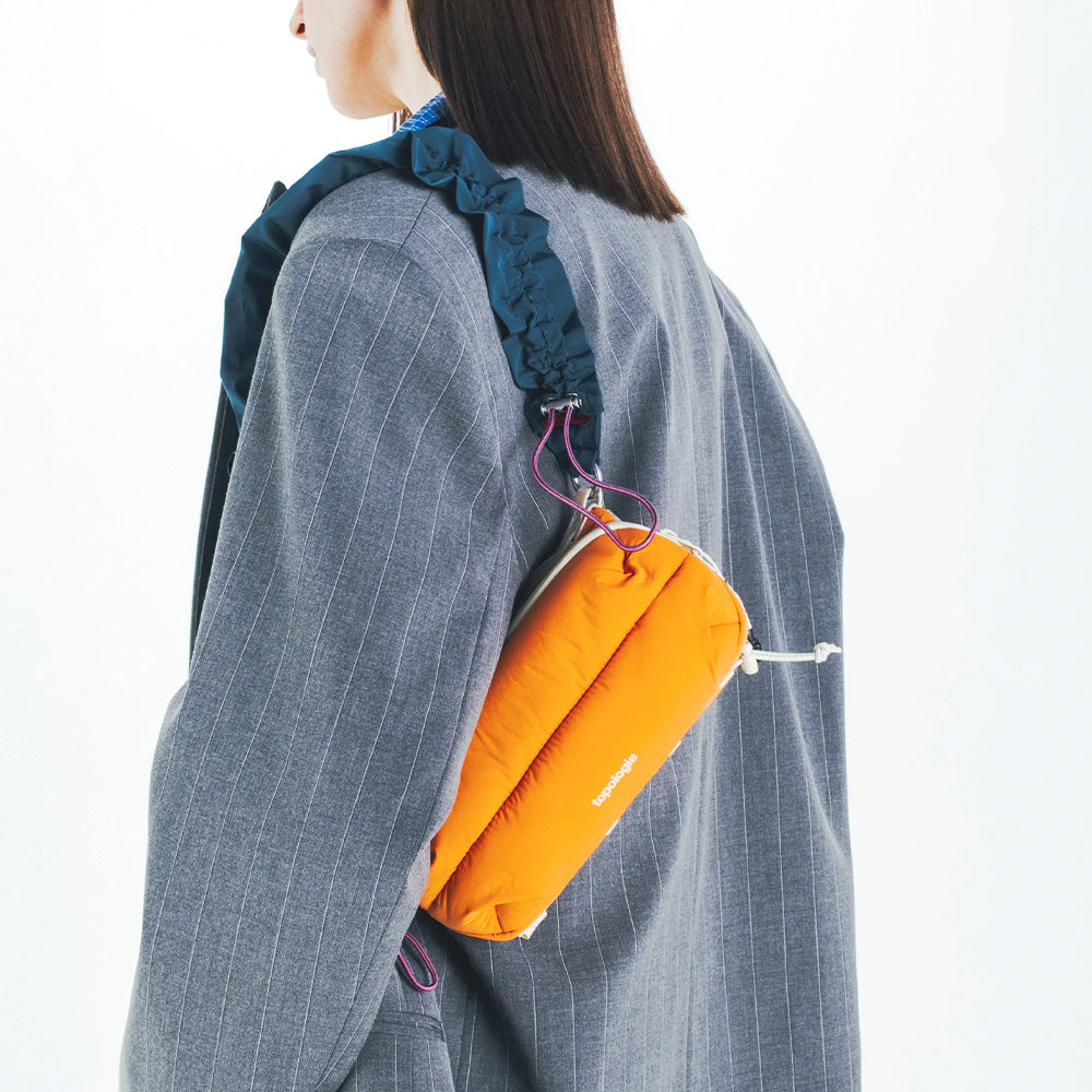 Bottle Sacoche Medium Burn Orange Silky Peach