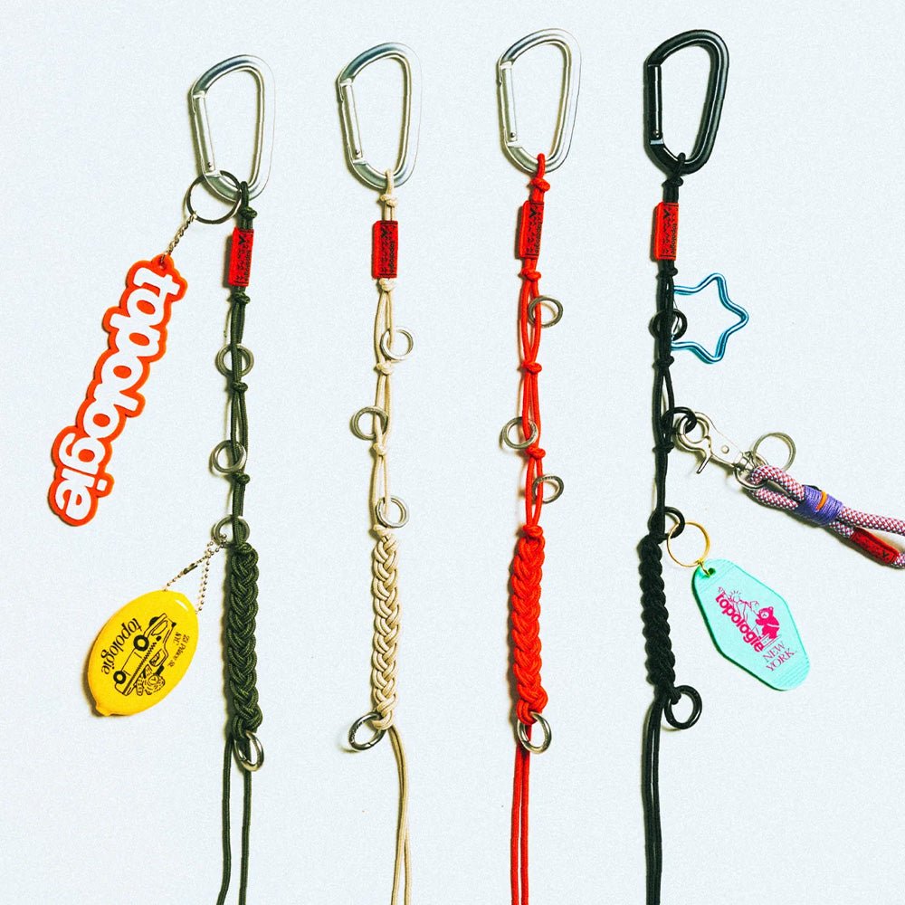 Braided Keychain Black