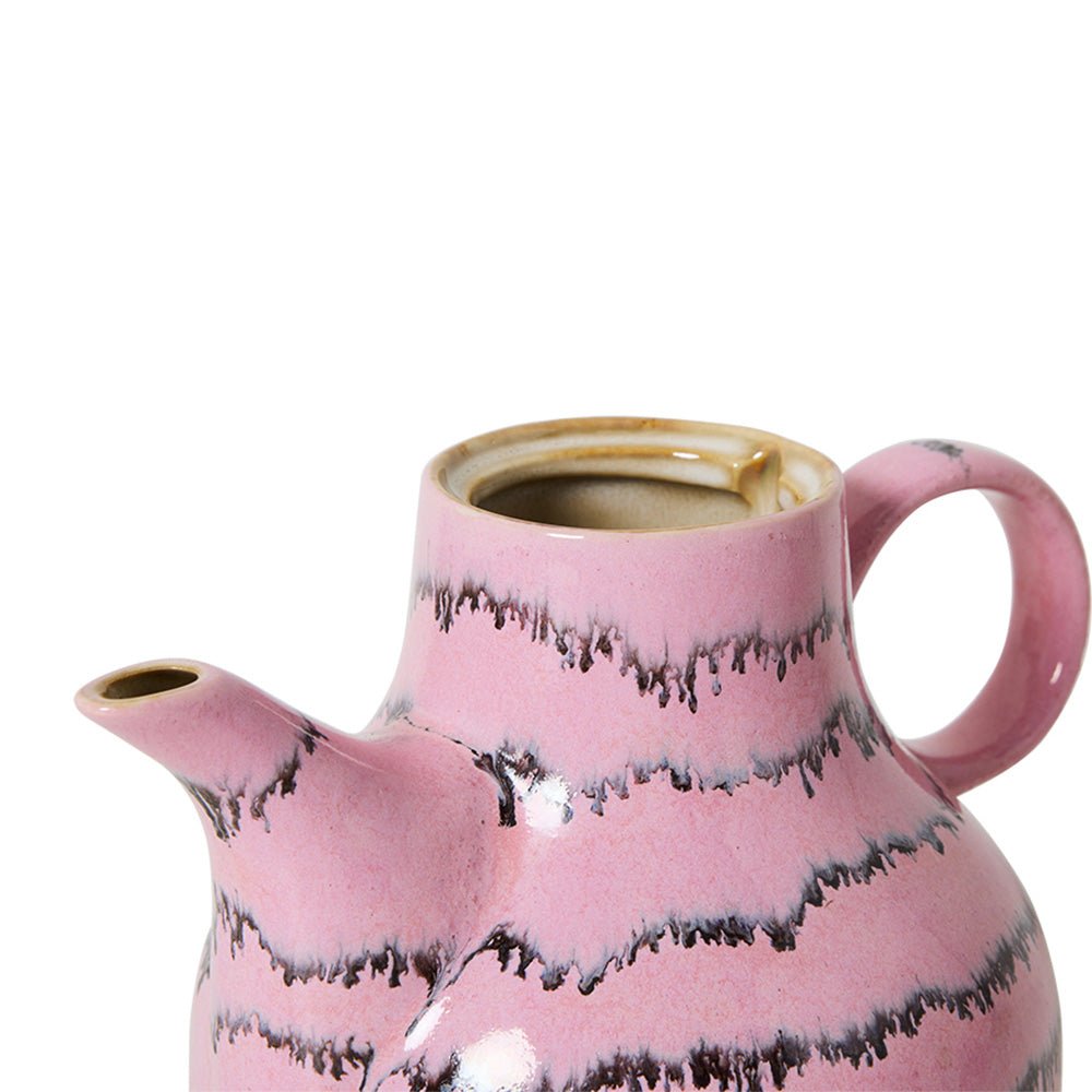 Céramique des années 70 : Cafetière - Bulles