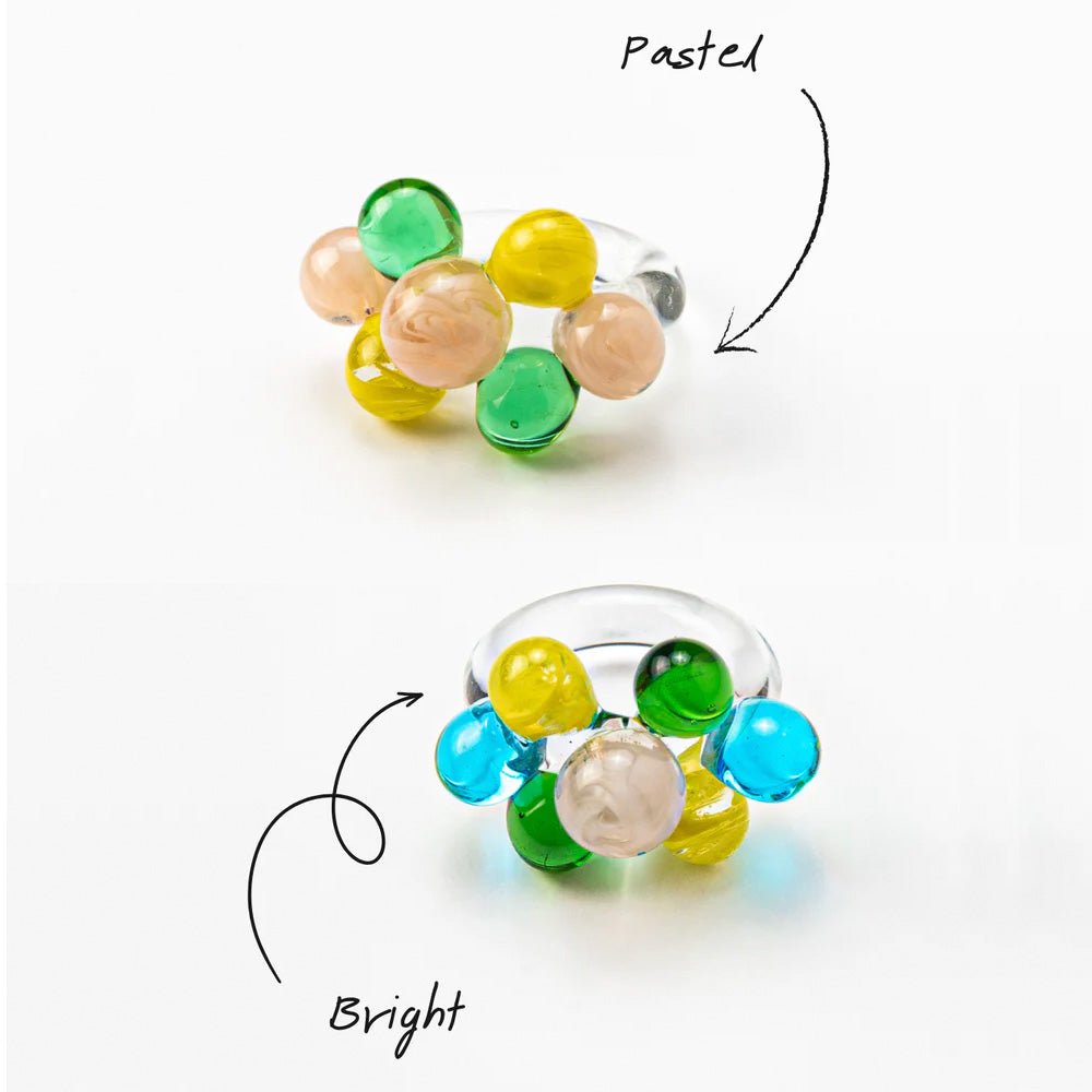 Magician Turquoise Green Pink Ring
