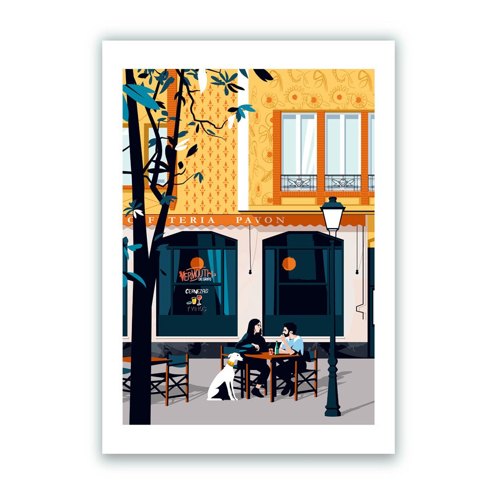 Café Pavón Giclée Print A2