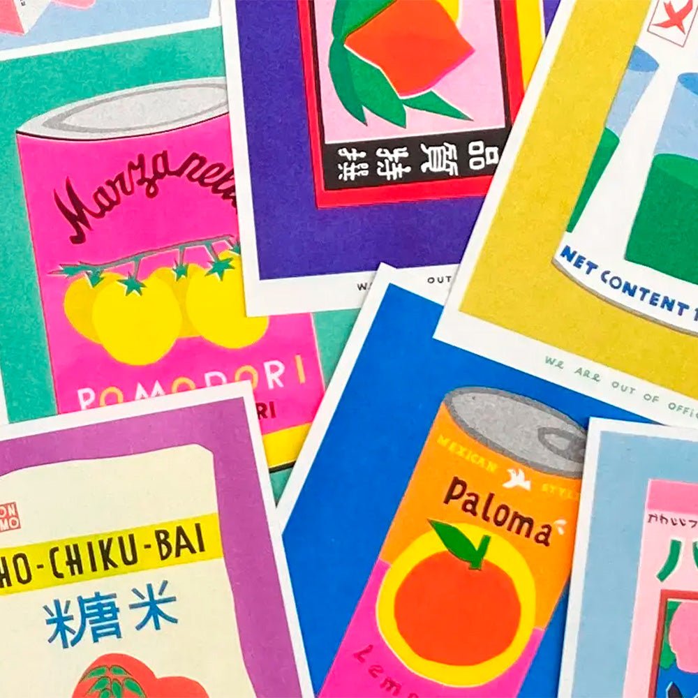 Caja Japonesa Cerillas Risografía