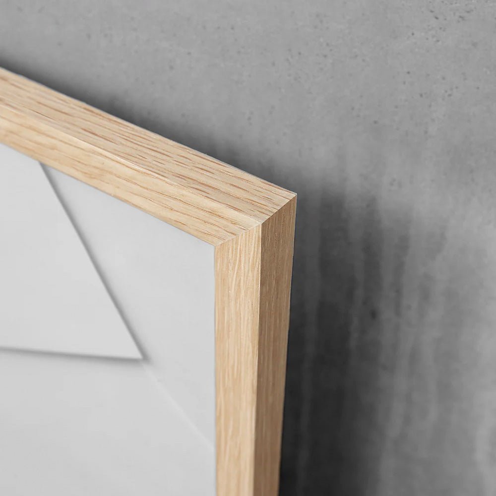 Marco de Madera E A4 Roble - Acrílico Antirreflejos Premium