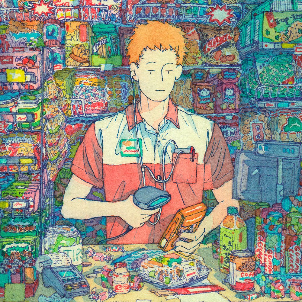 Checked Out Giclée Print