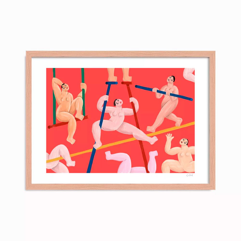 En el Circo Lámina Impresión Digital