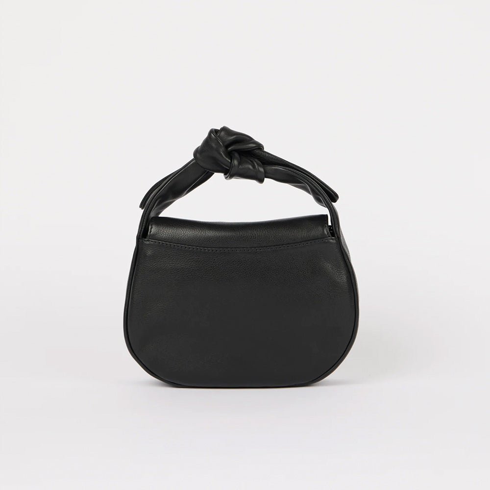 Bolso Coco Croissant - Negro Soft Grain