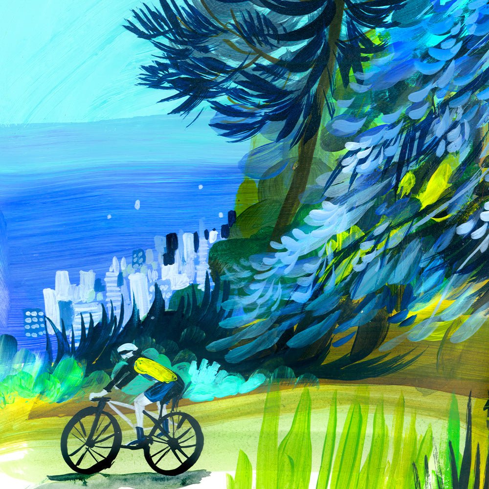 Collserola Impression Giclée 49x100