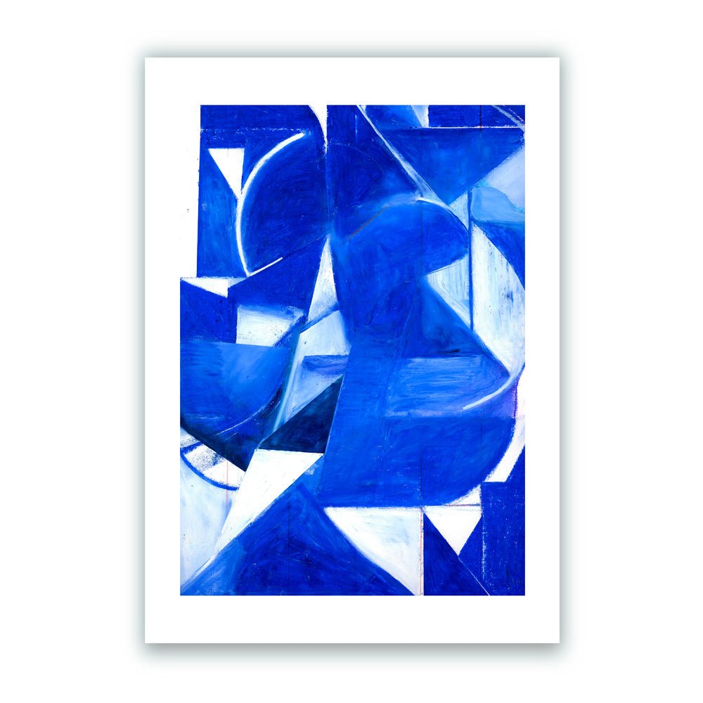 Composición Azul Giclée Print A3