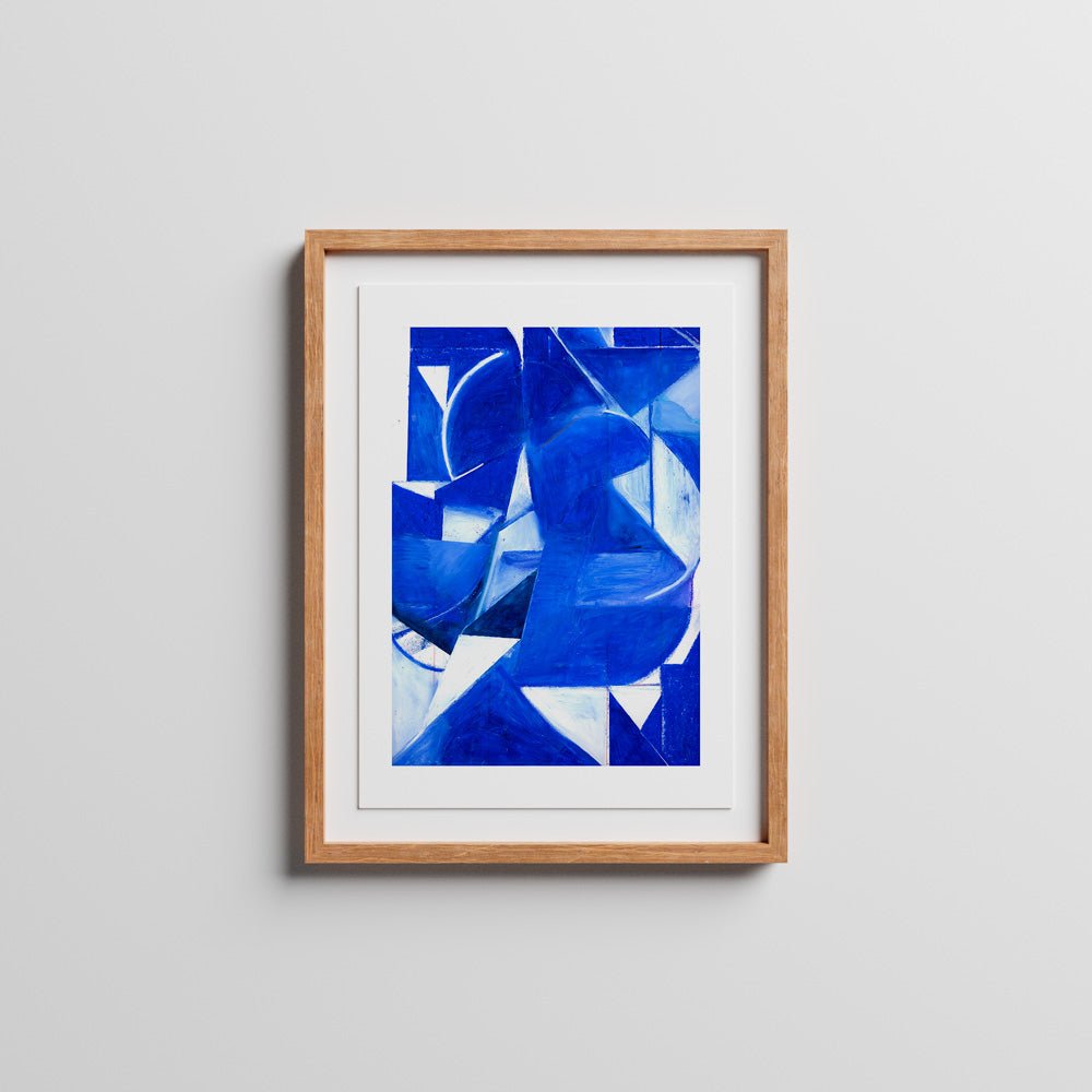 Composición Azul Giclée Print A3