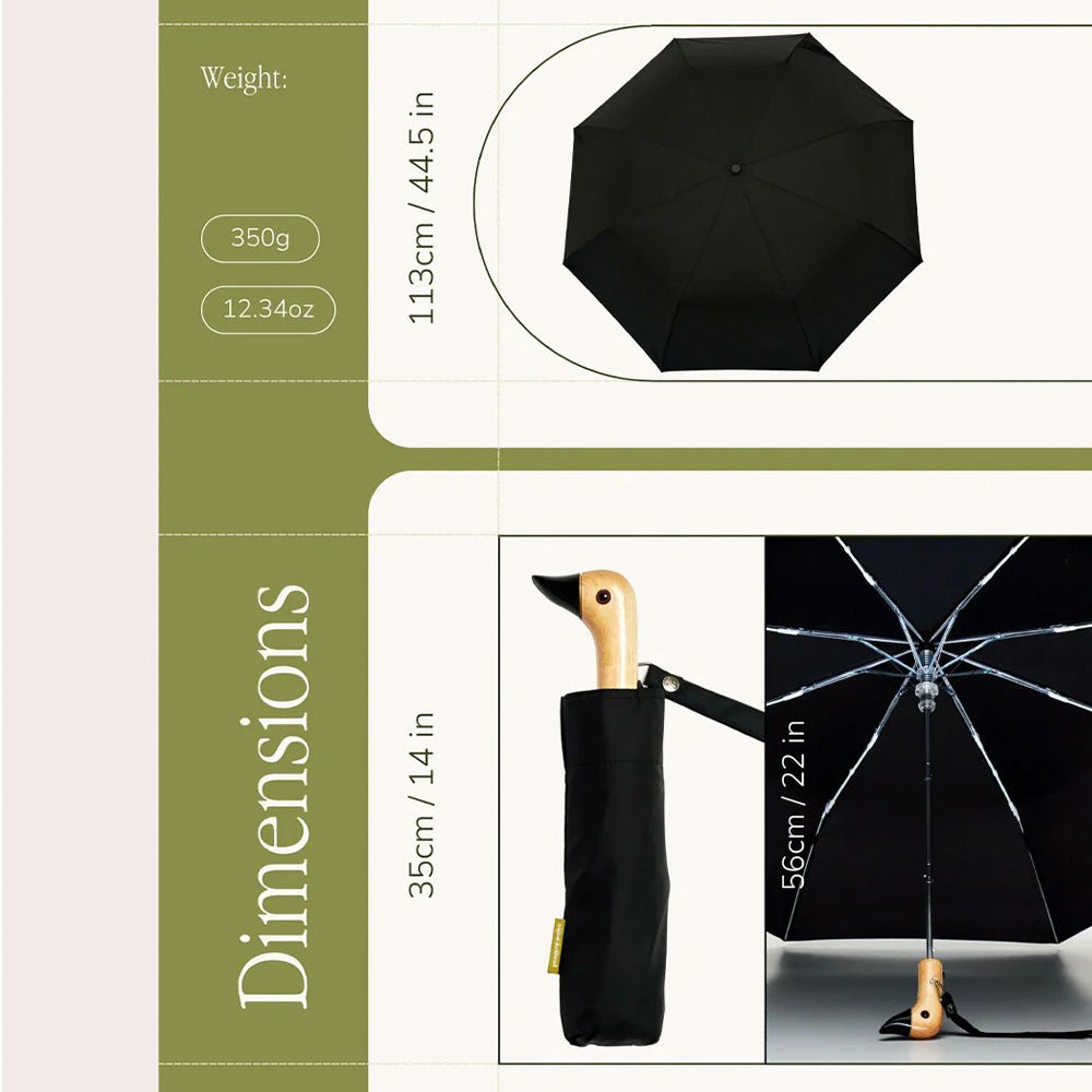 Paraguas Ecológico Negro