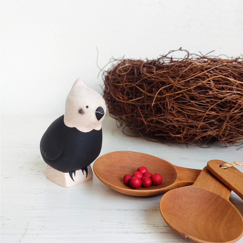 Pole Pole Wooden Animal Cockatoo