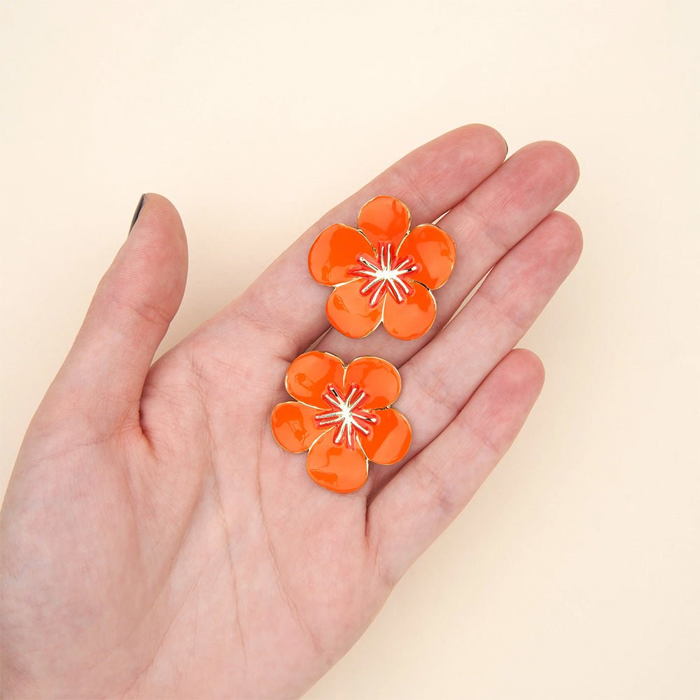 Pendientes Flor Capuchina