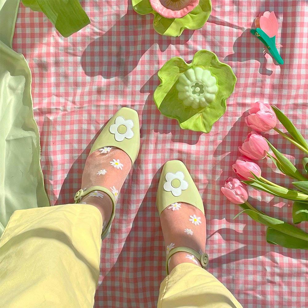  Daisy Transparent Socks 