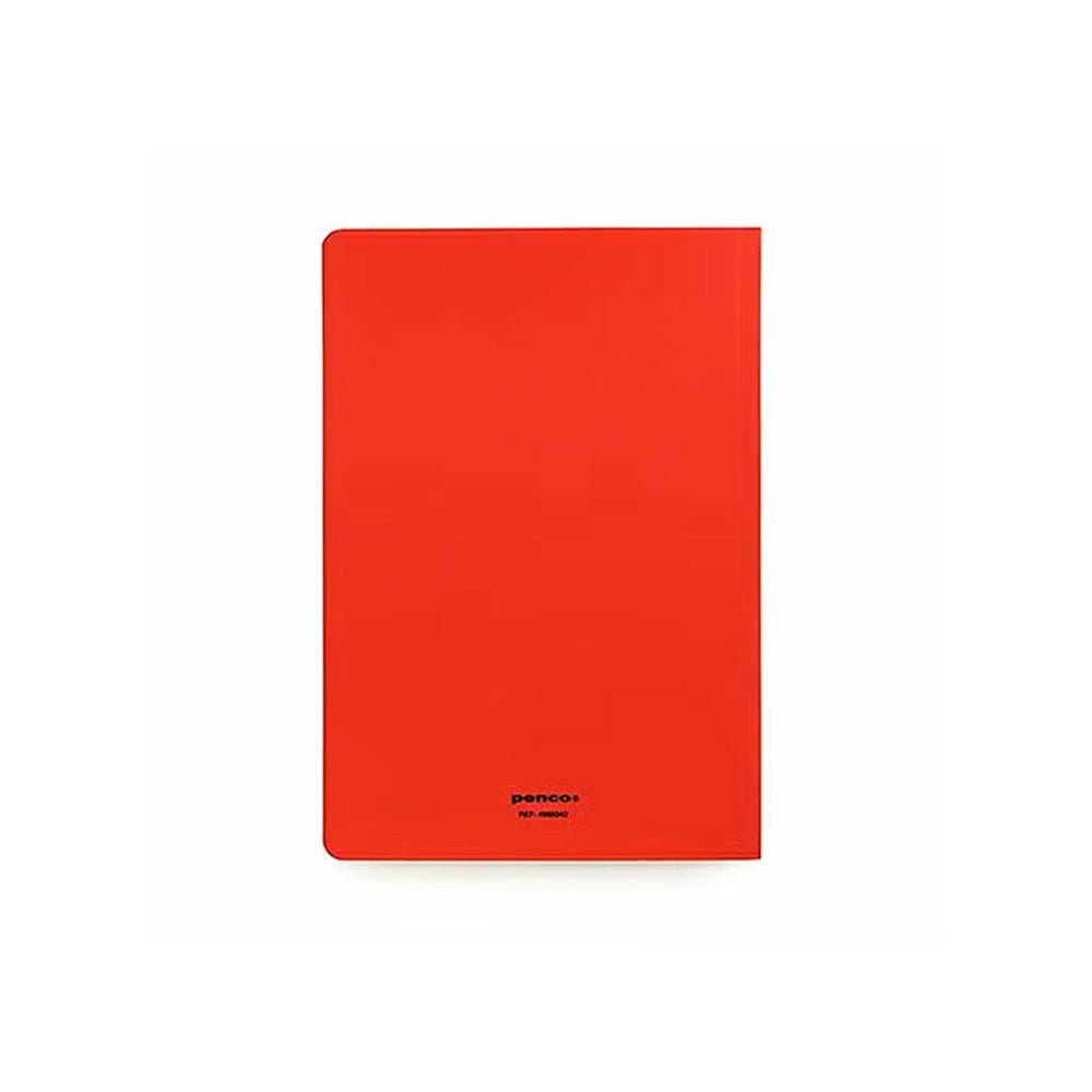 Cuaderno Soft PP B6 Cuadrícula Rojo