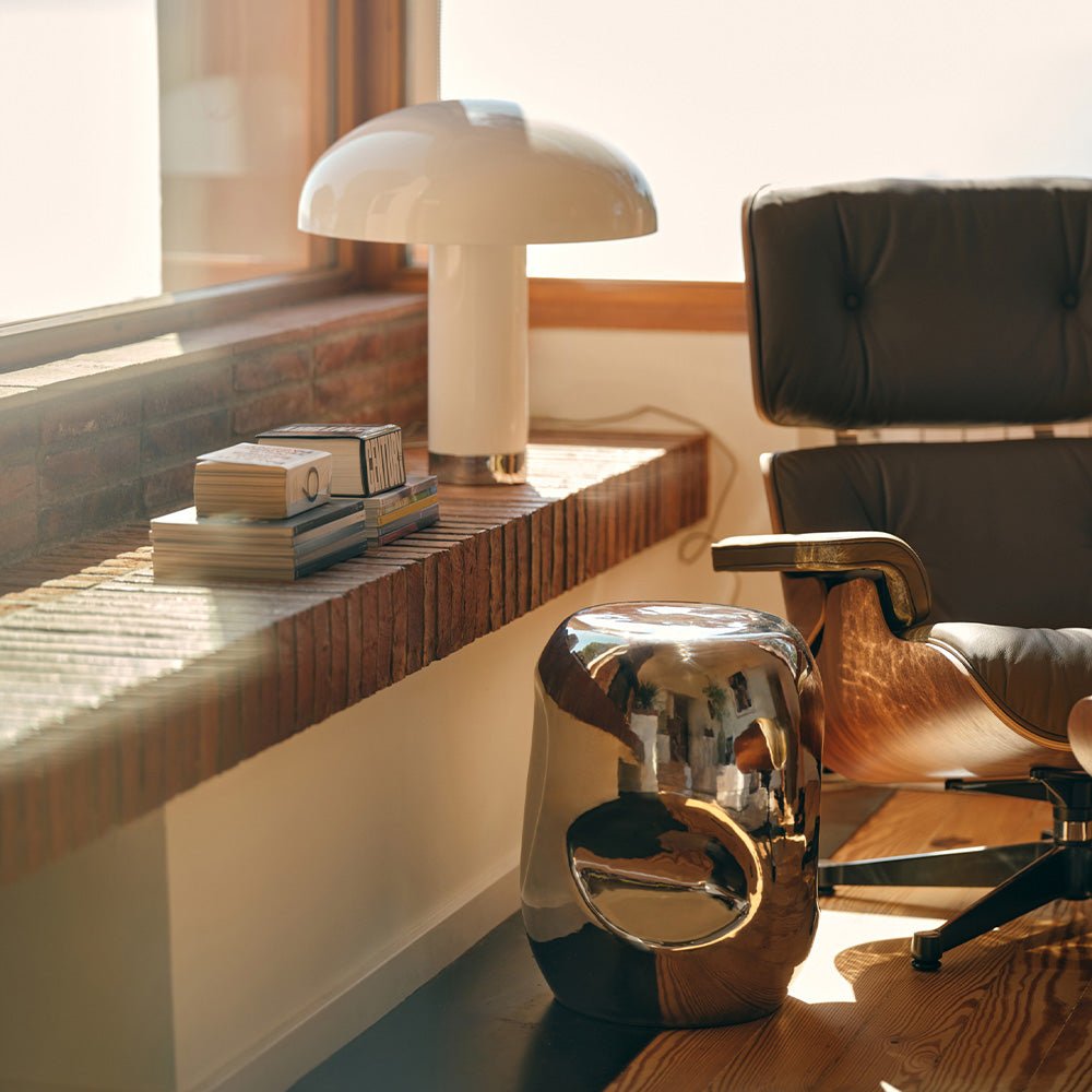 Currents Chrome Side Table