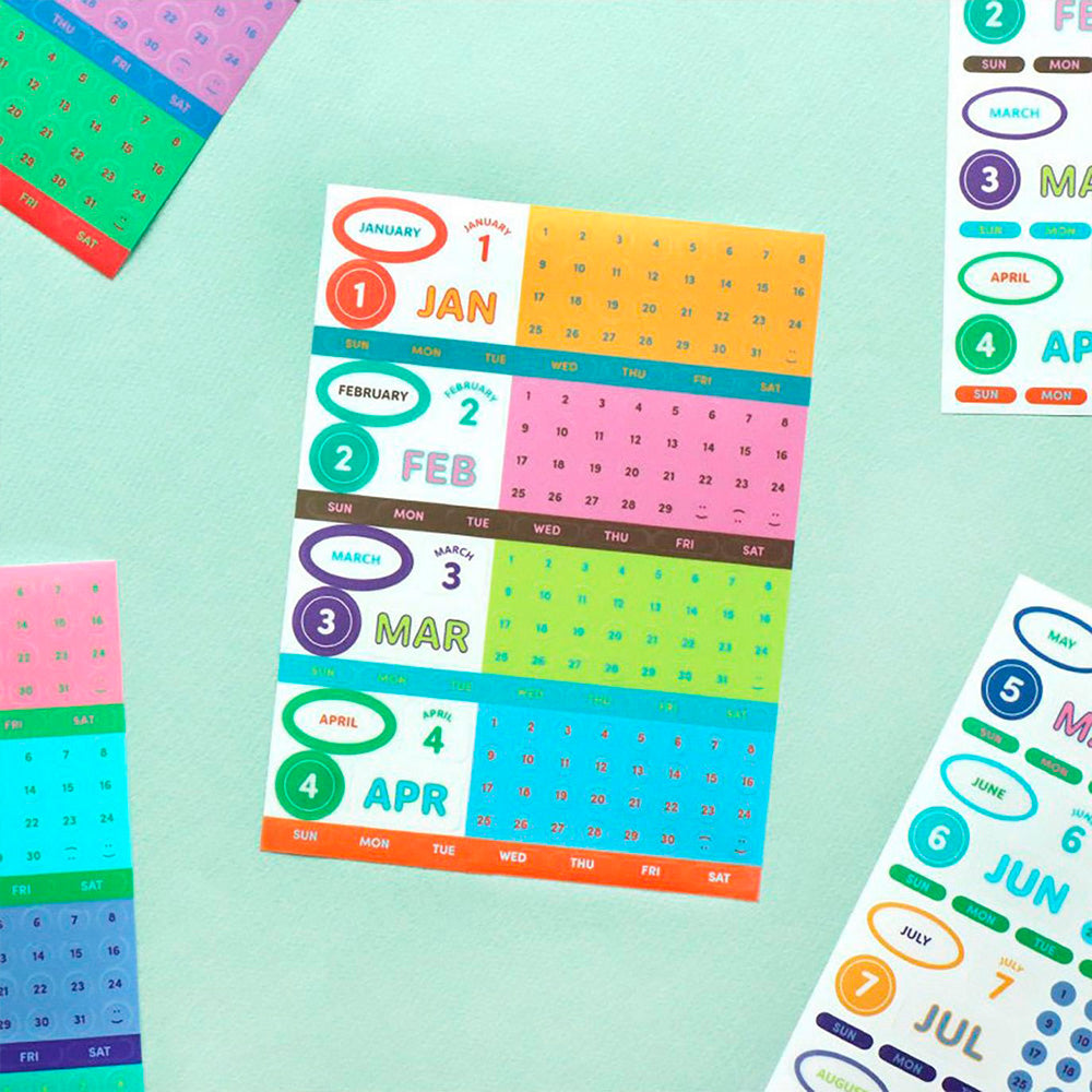 Pegatinas Calendario 04 Vivid