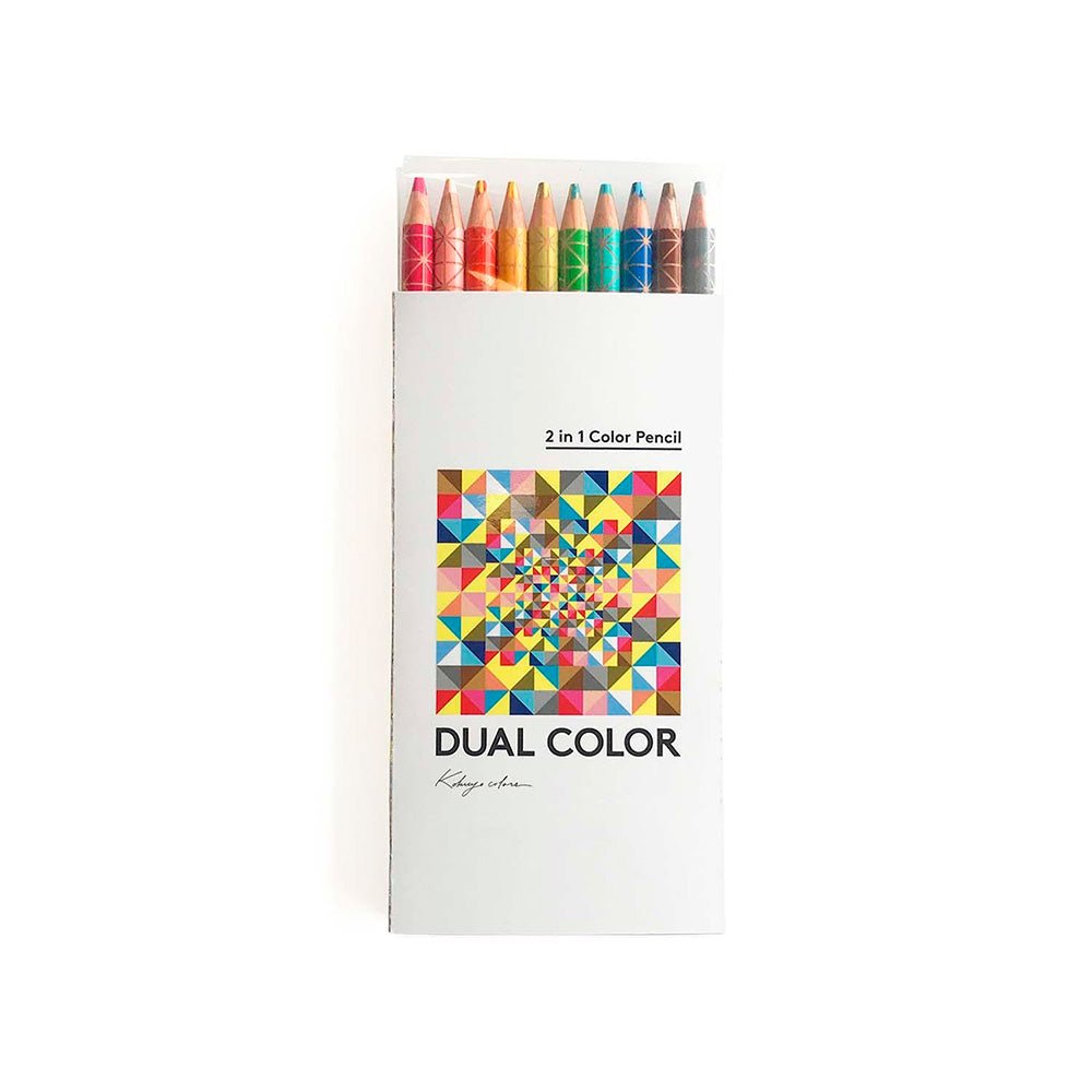 Set de 10 Lápices de Colores Dual