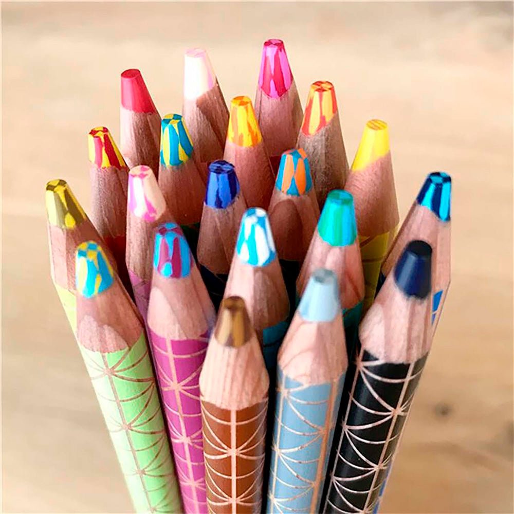 Set de 10 Lápices de Colores Dual