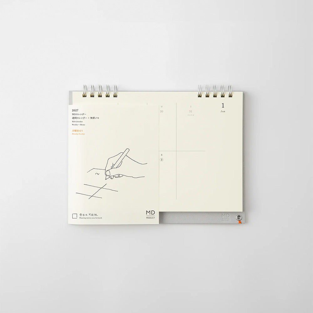 MD Calendario de Escritorio Semanal 2027