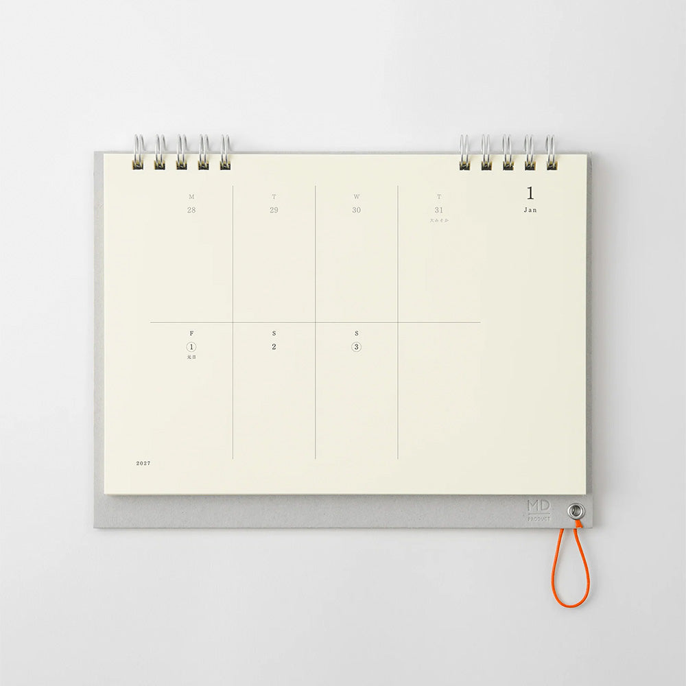 MD Calendario de Escritorio Semanal 2027