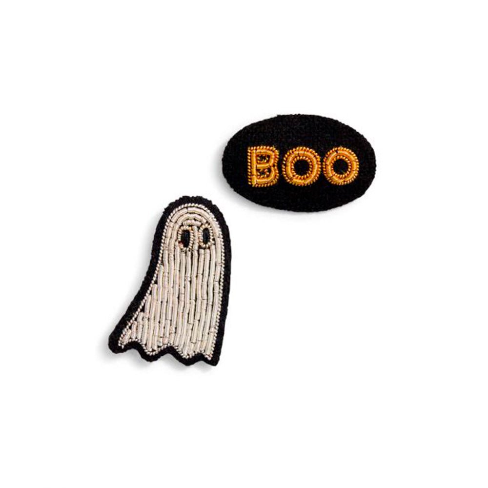 Fantasma + Boo Broche Hecho a Mano