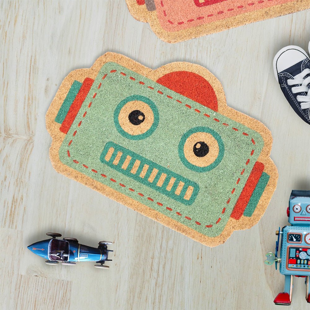 Felpudo Robot Azul