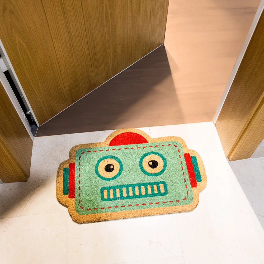 Felpudo Robot Azul