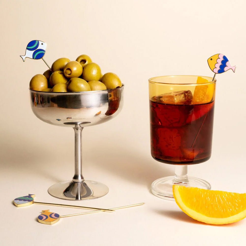 Fish Splash Cocktail Pick (set de 4)