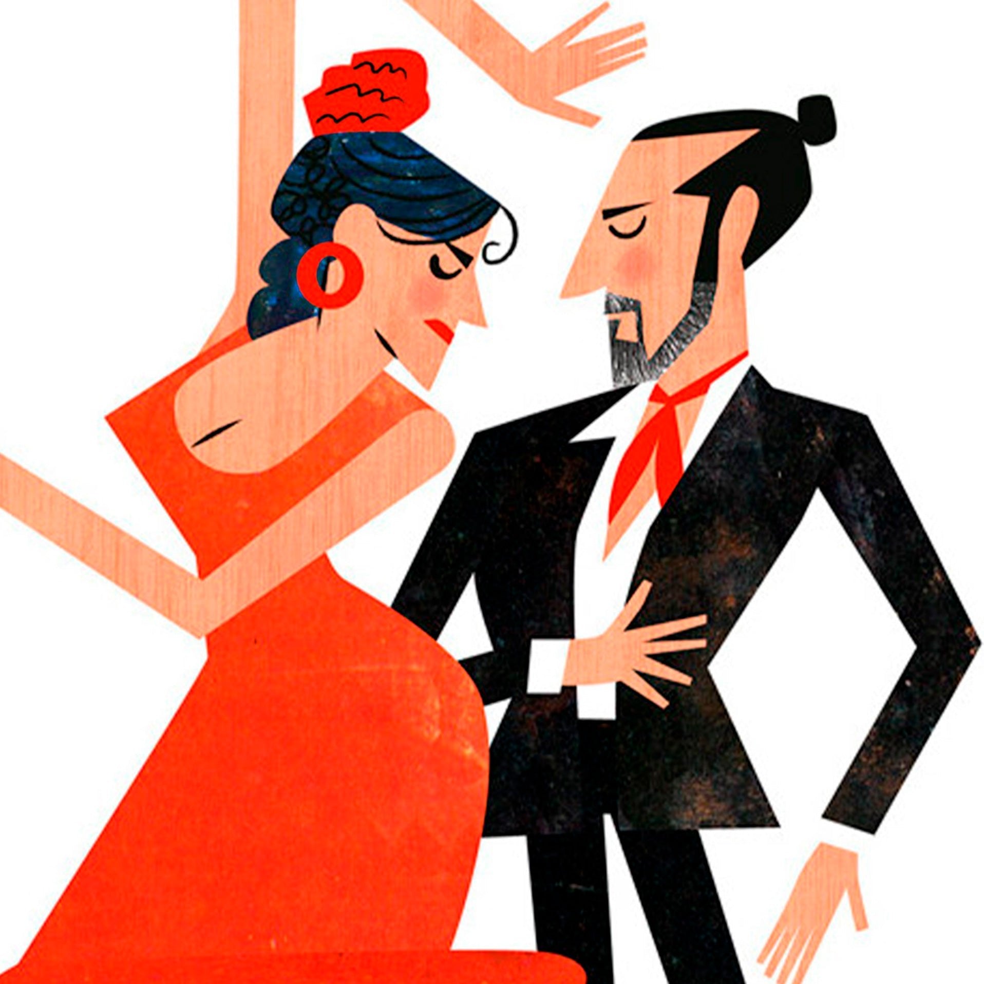 Flamencos Fine Art Print