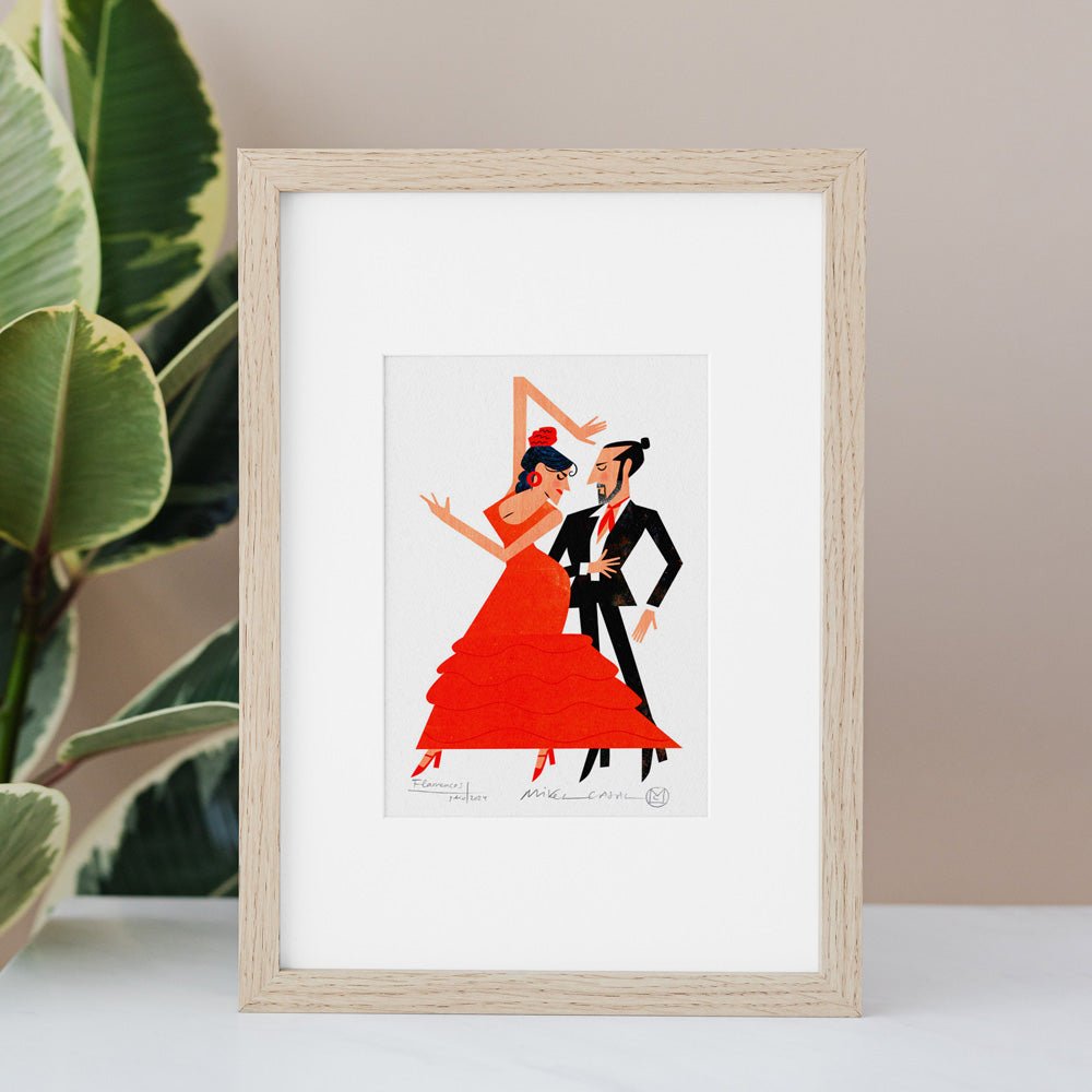 Flamencos Fine Art Print