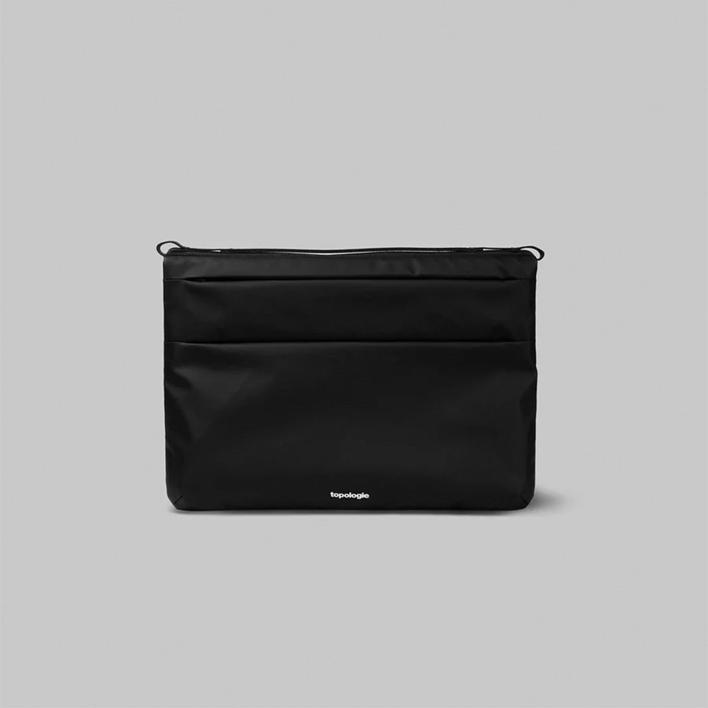 Sac plat grand noir sec