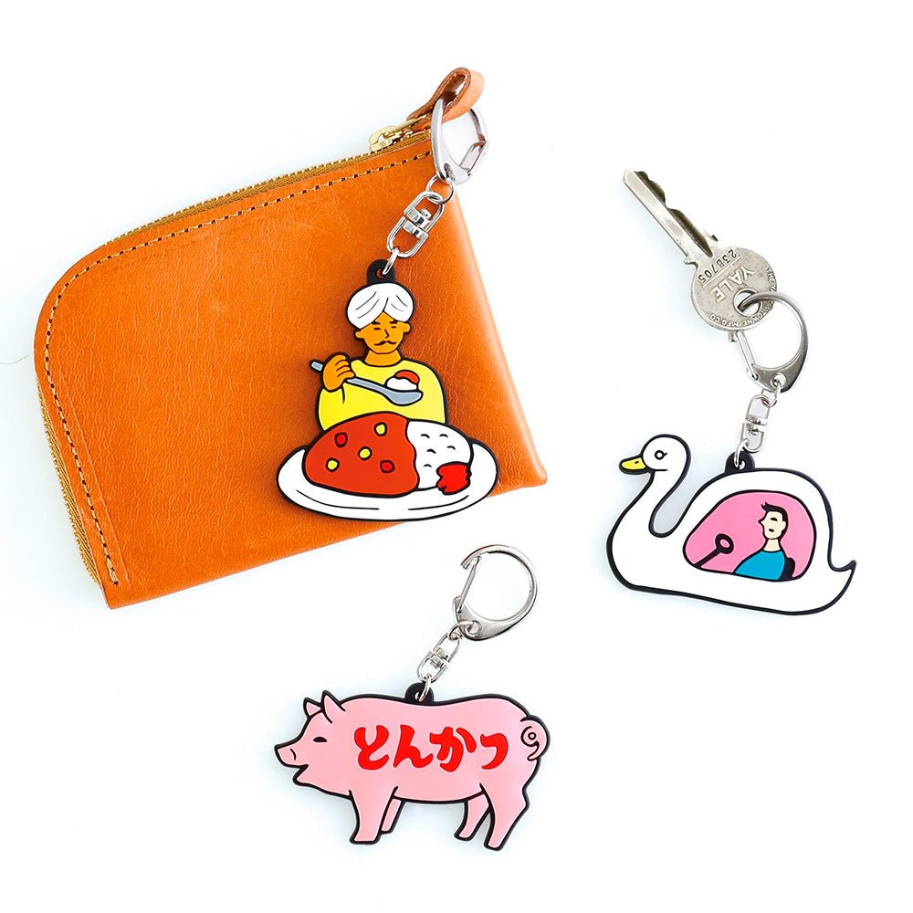 Porte-clés en caoutchouc /A/ Cochon