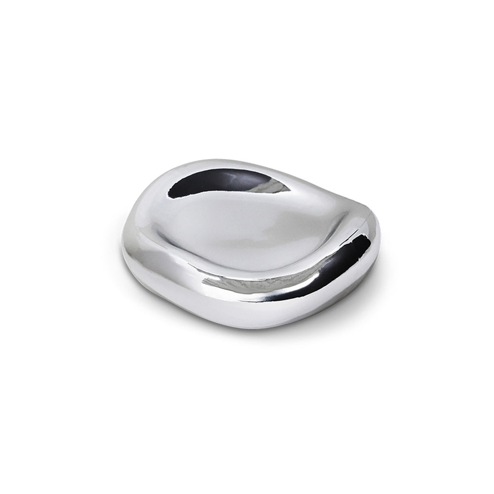 Gleam Glass Small Bowl Chrome
