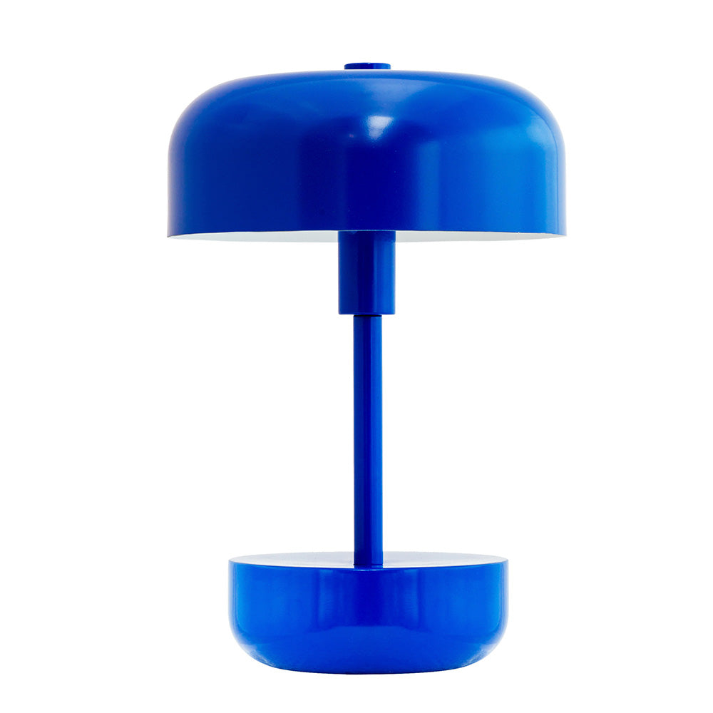 Lámpara de mesa recargable LED azul Haipot