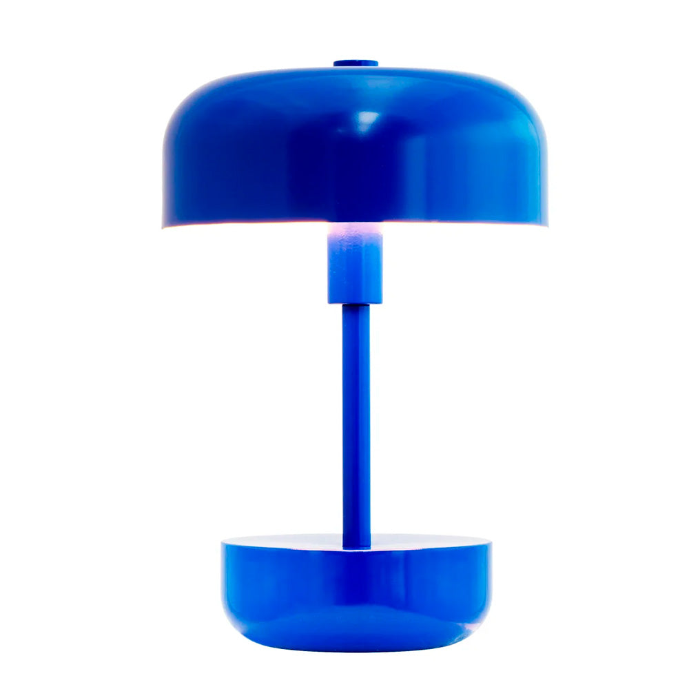 Lámpara de mesa recargable LED azul Haipot
