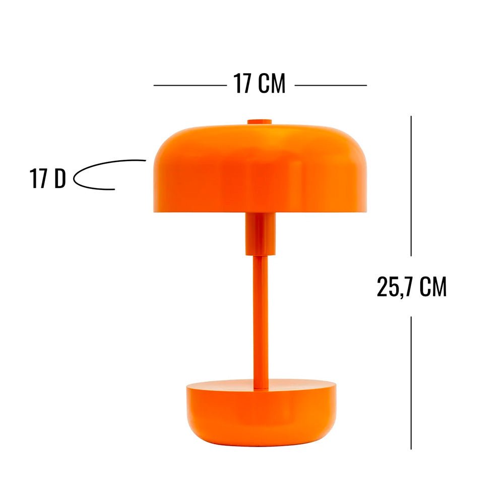 Haipot Orange Rechargeable LED Table Lamp