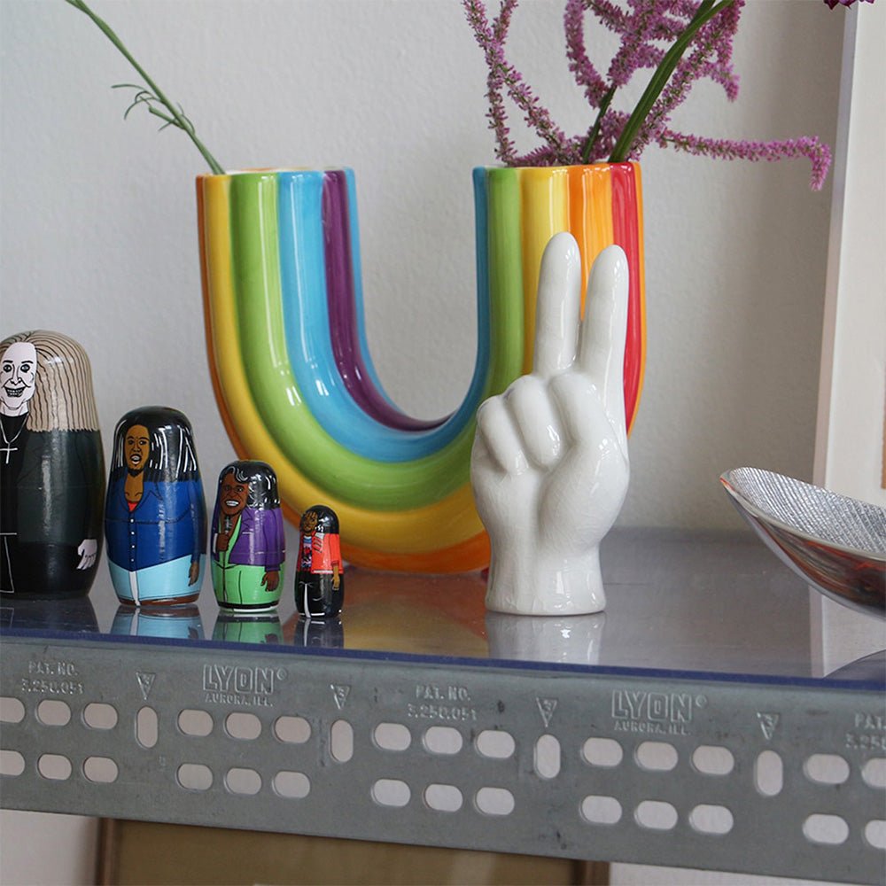 Mano Decorativa Paz Porcelana