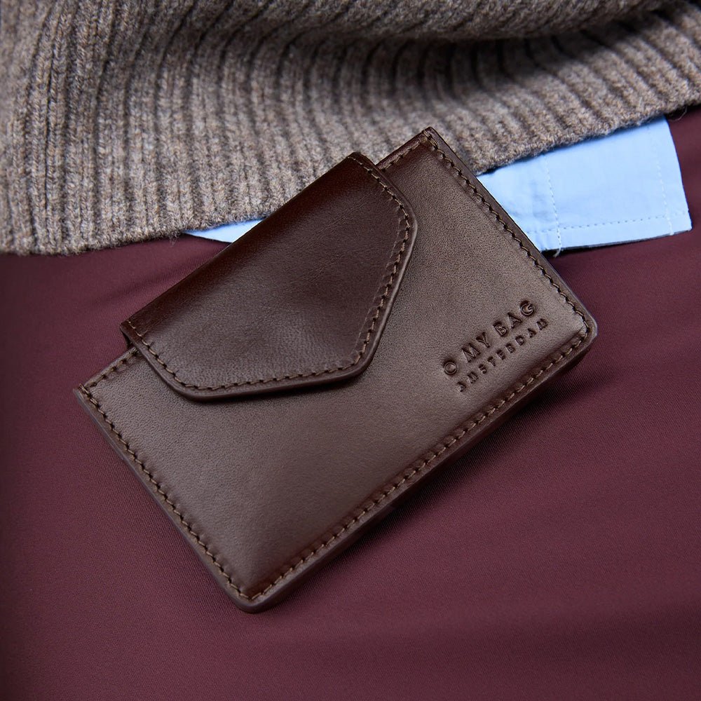 Cartera Harmonica - Chocolate Classic Leather